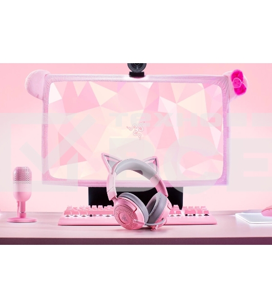 Гарнитура Razer Kraken Kitty V3 X розовый, проводная, 3.5 мм