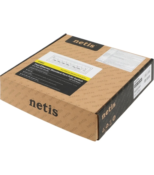 Коммутатор 6PORT NETIS P106C 10/100M 4POE