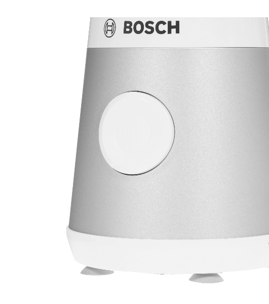 Блендер стационарный Bosch MMB2111T серебристый, 450 Вт, 1 скорость