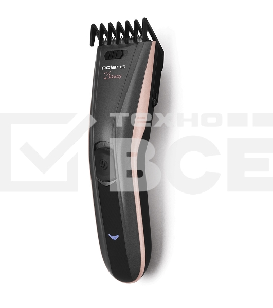 Машинка для стрижки Polaris PHC 0512RC маренго/серебро (насадок в компл:2шт)