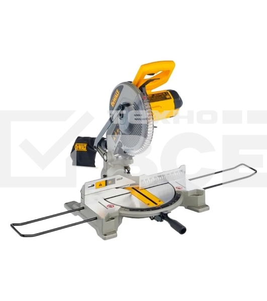 Торцовочная пила DeWalt DW714 1650Вт,4600 об/мин,254x30 мм,рез 89 мм