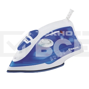 Утюг Sakura SA-3062CBL 1800 Вт керам. подошва, пар. увлажнение, самоочист.