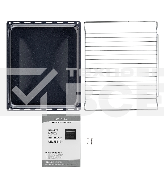 Духовой шкаф электрический встраиваемый Krona MAGNETE 60 BL/BL черный