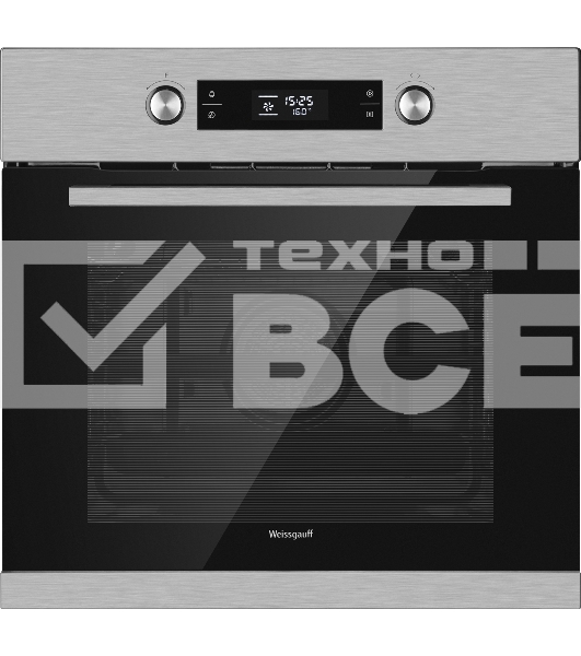 Духовой шкаф электрический Weissgauff EOM 691 PDBX Steam Clean нержавеющая сталь