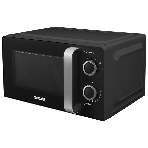 Микроволновая печь Renova MMS-20B1 черный, 20 л, 700 Вт, переключатели - поворотный механизм, фото 1