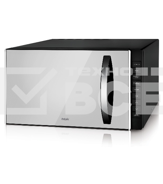 Микроволновая печь BBK 23MWS-826T/B-M черный, 23 л, 800 Вт, переключатели - кнопки