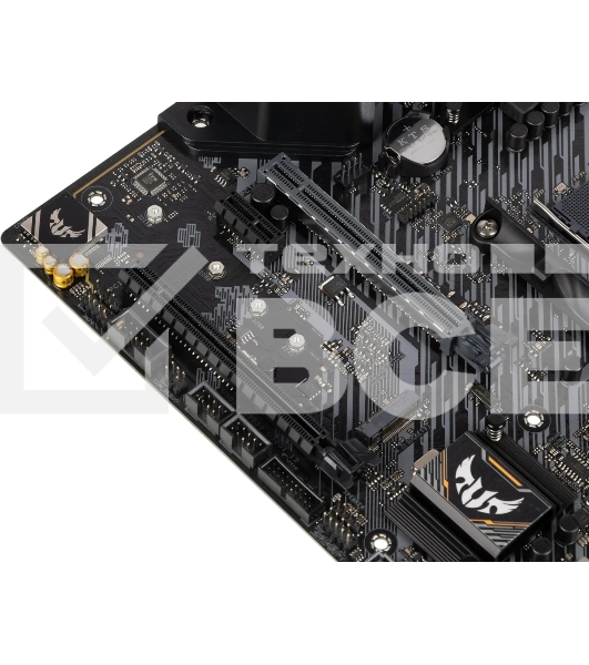 Материнская плата ASUS TUF GAMING B450M-PLUS II, AM4, AMD B450, 4xDDR4, 6xSATA, 1xM.2, 1xPCIe 3.0 x16, 1xPCIe 2.0 x16, 1xPCIe x1, 1xHDMI, 1xDVI-D, 1x 1Gb LAN, 2xUSB-A 3.2 Gen 1, 1xUSB-A 3.2 Gen 2, 2xUSB-A 2.0, 1xUSB-C 3.2 Gen 1, 3x3.5 мм, 7.1, mATX