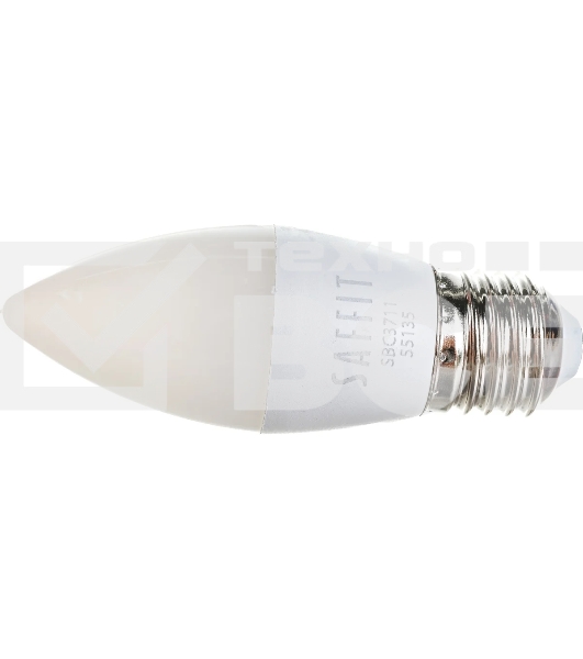 Лампа светодиодная SAFFIT SBC3711 (55135) 11 вт Е27 белый матовая свеча