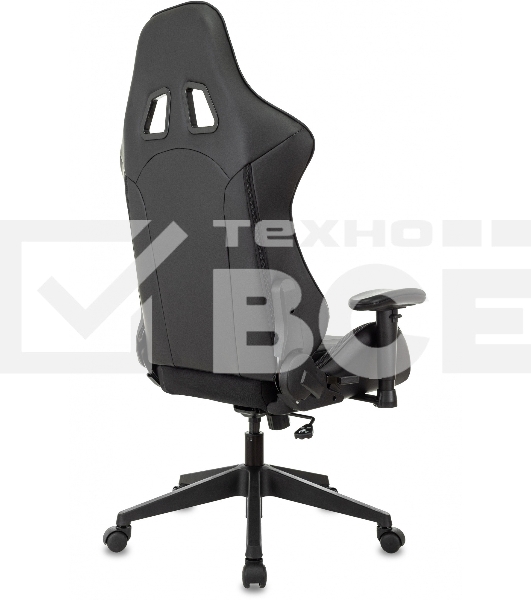 Кресло игровое Бюрократ VIKING 4 AERO BLACK EDITION черный искусст.кожа/ткань