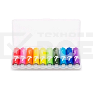 Прочее ZMI Батарейки ZI7 AA701 AAA rainbow alkaline battery (10pcs) (ZMKAA701CNMX) 