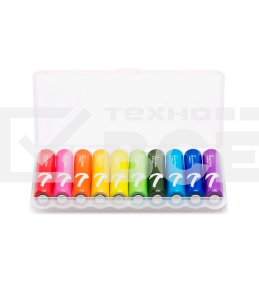 Прочее ZMI Батарейки ZI7 AA701 AAA rainbow alkaline battery (10pcs) (ZMKAA701CNMX) 