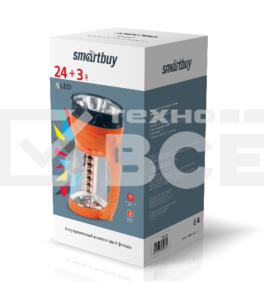 Фонарь Smartbuy (SBF-38-R) оранжевый