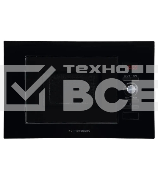 Встраиваемая микроволновая печь Kuppersberg HMW 625 B 20 л, High-Tech, 800 Вт, черный