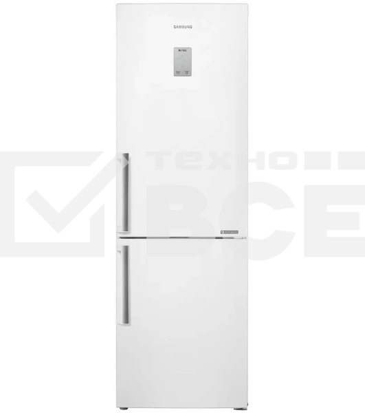 Холодильник Samsung RB33J3515WW/EF белый двухкамерный 231/108л морозилка снизу, No Frost