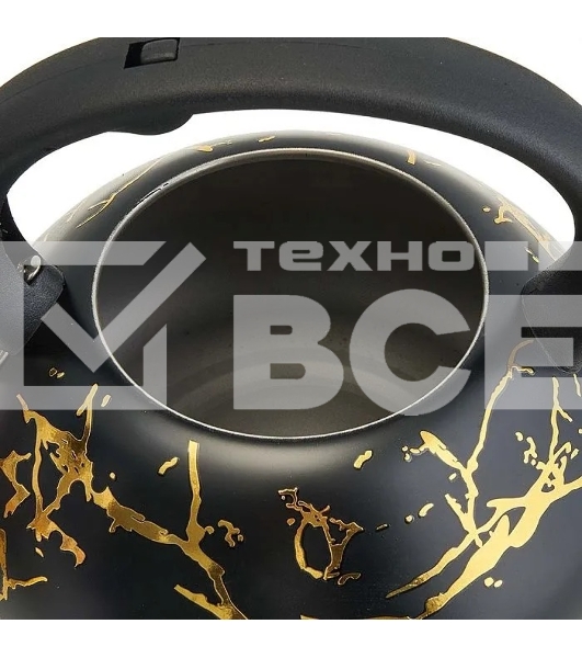 Чайник для плиты ALPENKOK AK-538 из нерж.стали 3л,со свистком,индукционное дно