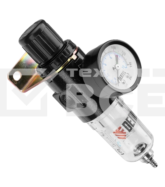 Фильтр-регулятор Denzel FR1500, 10 бар, 1500 л/мин, 1/4