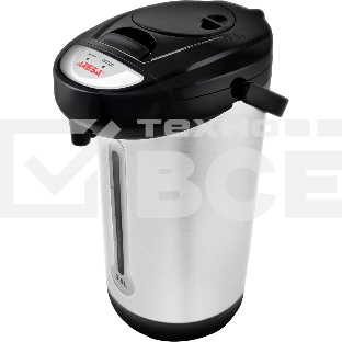 Термопот Aresa AR-4001 '230 В, 50 Гц, 650 Вт, Объем: 3 л Мощность: 650 Вт, Материал корпуса: нержавеющая сталь Материал колбы: нержавеющая сталь Закрытый нагревательный элемент Механическая помпа Поддержание температуры Индикатор уровня воды Индикация режима работы Электронное управление Длина шнура: 1 м 2 температурных режима Блокировка крышки Автоматическое отключение при закипании Защита от перегрева и включения без воды Съемная крышка Съемный шнур Ручка для переноски'