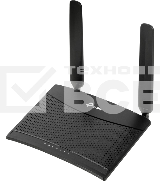 Роутер беспроводной TP-Link TL-MR100 N300 10/100BASE-TX/4G(3G) cat.4 черный