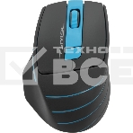 Мышь беспроводная A4Tech Fstyler FG30S серый/синий, 2000 dpi, радиоканал, USB, кнопки - 5, фото 1