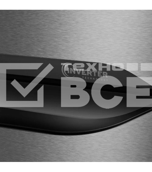 Холодильник Maunfeld MFF195NFIX10 нержавеющая сталь двухкамерный 252/98л морозилка снизу, No Frost