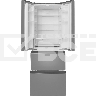 Холодильник Maunfeld MFF180NFSE01 нержавеющая сталь трехкамерный 224/113л морозилка снизу, No Frost