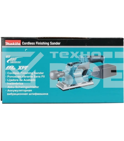 Вибрационная шлифовальная машина Makita DBO380Z 200Вт