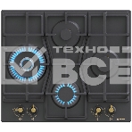 Газовая варочная панель Gorenje GW6D42CLB черный, фото6