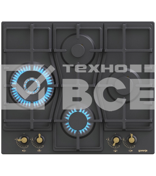 Газовая варочная панель Gorenje GW6D42CLB черный