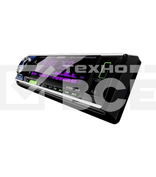 Автомагнитола AURA INDIGO-876DSP, 1 DIN, Bluetooth, USB Type-A, AUX, пульт ДУ