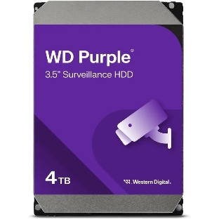 Жесткий диск Western Digital 4TB WD44PURZ Purple Pro Surveillance, Cache 128MB