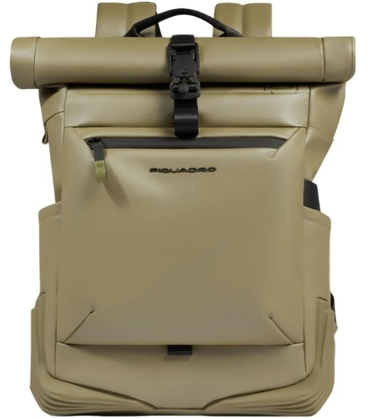 Рюкзак мужской Piquadro Corner 2.0 CA6291C2OW/VE3 роллтоп фисташковый полиуретан