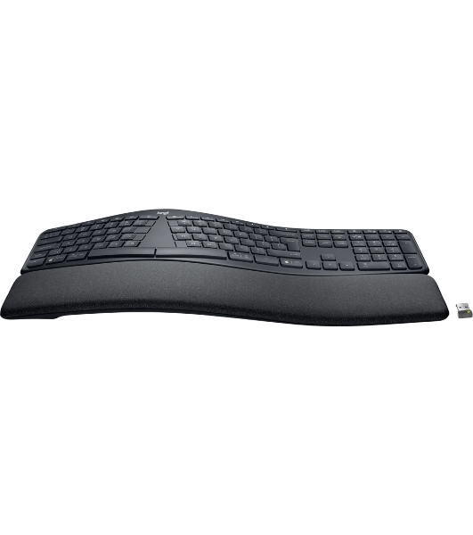 Клавиатура Logitech Ergo K860 беспроводная, Bluetooth, радиоканал, чёрный