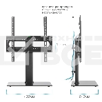 Стойка для телевизора Kromax X-STAND-2 черный 23