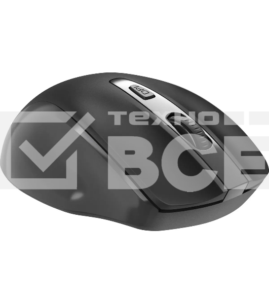 Мышь беспроводная Defender Prime MB-053 черный, 1600 dpi, радиоканал, USB, кнопки - 6