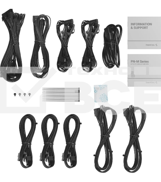 Блок питания Deepcool / GamerStorm PN750M V2 Gen.5, 750Вт, 80 PLUS Gold, 120мм, черный