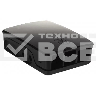 Компьютерный корпус Qumo ABS Plastic, Raspberry Pi 4, Black(RS028)