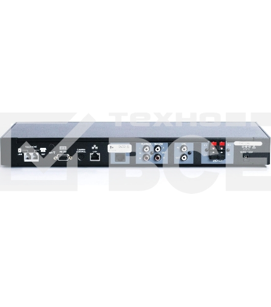 Аудиоплатформа ClearOne Interact AT POTS + AMP. Вх.: 2xRCA, 1xRCA, до 3 x блоков по шине Link (микрофон Interact Mic/блок на 3 микр. входа Interact Mic EX). Вых.: 2xRCA, 1xRCA, 2х5Вт. Управл.: LAN, RS232. Din-8pin (VISCA для камеры). (910-154-010)