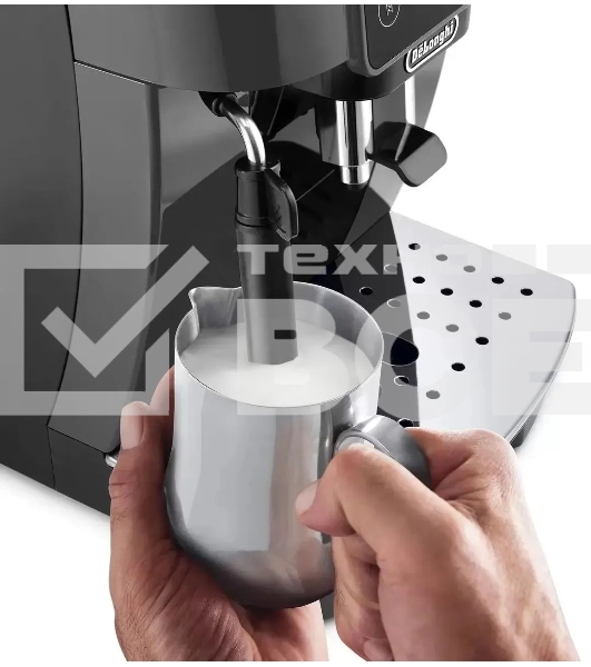Кофемашина автоматическая DeLonghi ECAM220.22.GB черный, исп. кофе - зерновой/молотый, 1.8 л, 1450 Вт, 15 Бар.