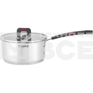 Ковш Rondell Stripes RDS-1635, 2л, 18см, с крышкой, стальной