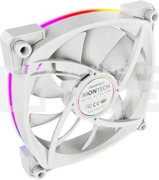 Вентилятор для корпуса MONTECH RX120 PWM белый, 120 мм, 1600 об/мин, 27 дБ, 4 pin