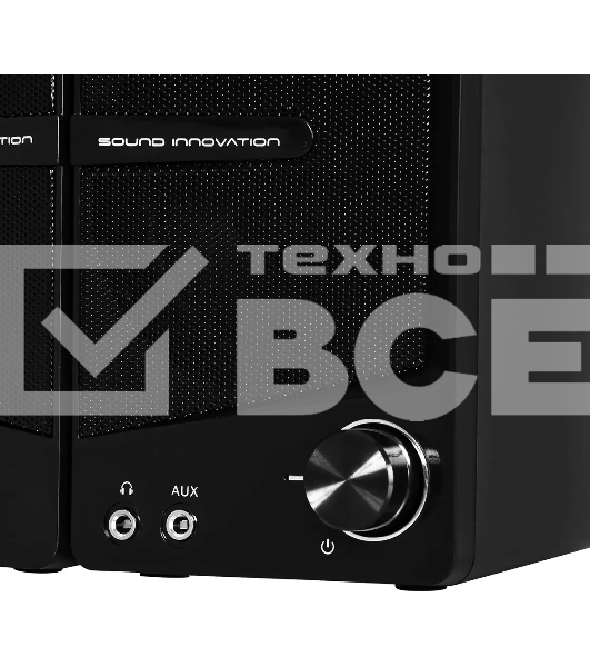 Колонки Oklick OK-126 2.0 черный 6Вт
