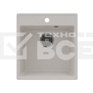 Кухонная мойка Maunfeld Perla 460 MFQS-460W кремовый