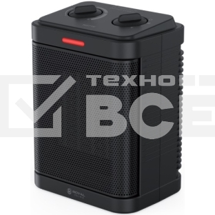 Тепловентилятор Royal Clima Notte RFH-N1500DC-BL черный, 1500 Вт, 20 м2, термостат