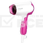 Фен Philips BHD003/00 1400Вт, розовый/белый, фото 1