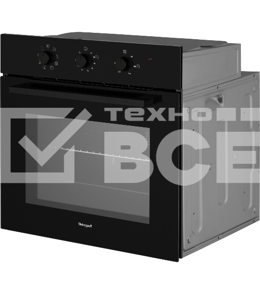 Духовой шкаф электрический Weissgauff EOM 208 PDB Steam Clean черный