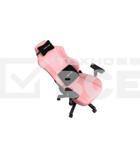 Кресло игровое Anda Seat Phantom 3, цвет розовый, размер L (90кг), материал ПВХ (модель AD18)