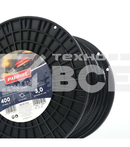 Леска Sawline D 3,0 мм L 400м (квадрат,пилообразный профиль) 300-400-5
