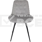 Стул для дома Бюрократ CH-K2_4 комплект 4 шт св. серый Holland 09 металл черный на ножках (CH-K2_1/HL09_4), фото8