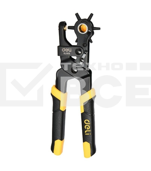 Револьверный дырокол для кожи 6-в-1 Deli DL1919 9