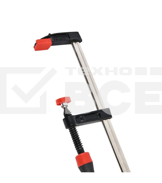 Струбцина F-образная усиленная Deli DL110525Z 250x50 мм, макс. усилие зажима 2000N, резьба 12мм